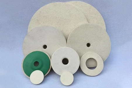 Polishing felt wheel