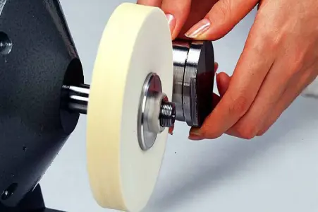 wool felt buffing wheel